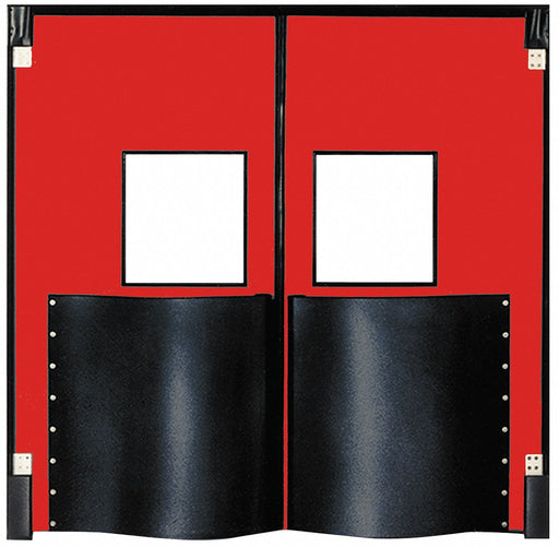 G4690 Swinging Dr 8x6 ft Red Polyethylene PR