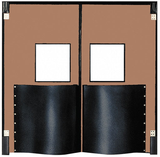 Swinging Door 10 x 8 ft Medium Brown PR