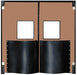 Swinging Door 10 x 8 ft Medium Brown PR