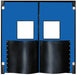 G4689 Swinging Door 7 x 6 ft Royal Blue PR