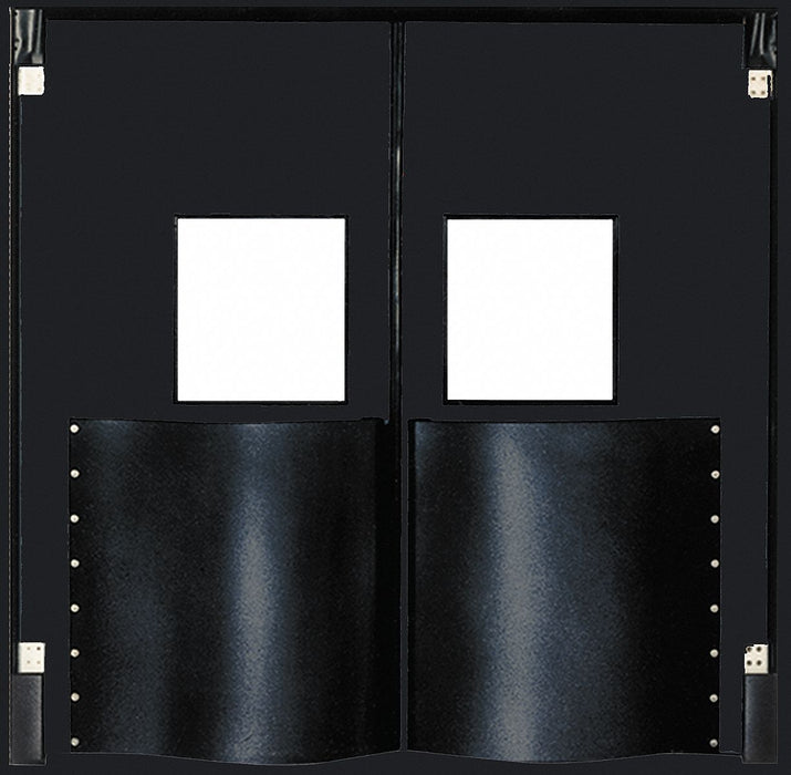 Swinging Dr 8x5ft Black Polyethylene PR