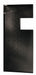 Flexible Swinging Door 8 x 3 ft Black