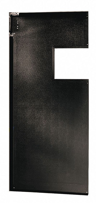 G2989 Swinging Door 7 x 2.5 ft Black PVC