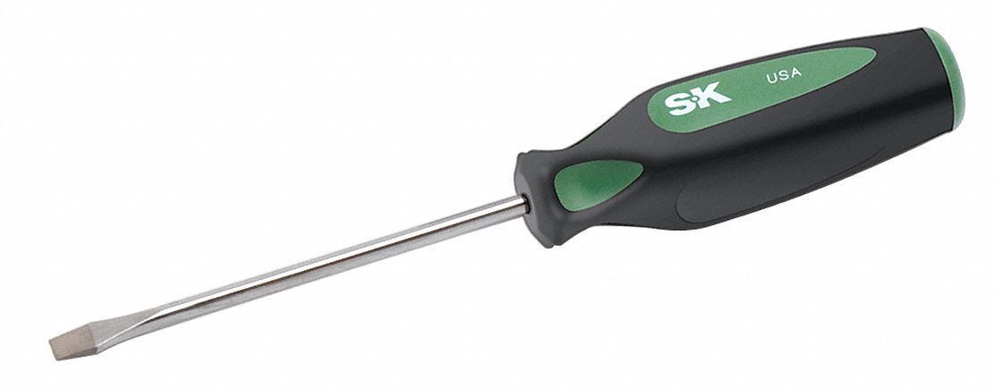 Screwdriver Slotted 1/8x3 Round w/Hex