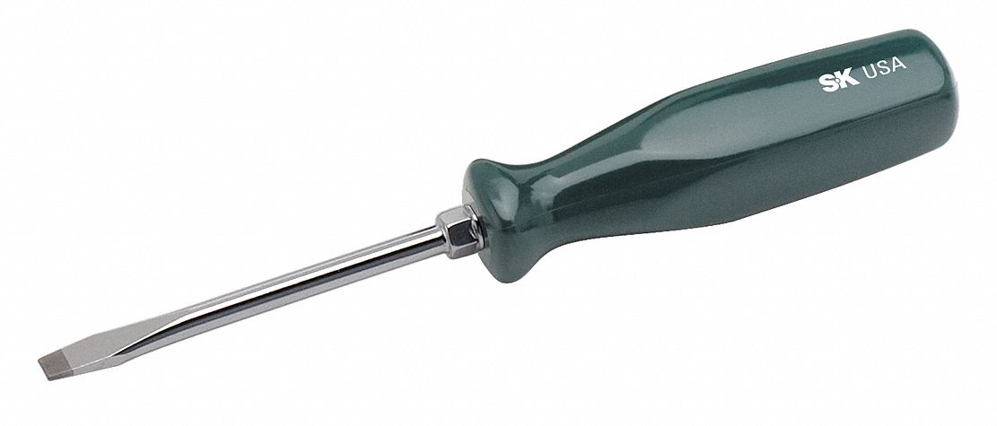 Screwdriver Slotted 1/4x4 Round