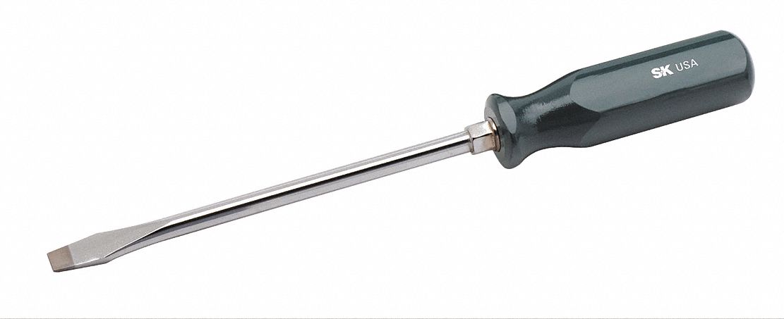 Screwdriver Slotted 3/8x8 Round
