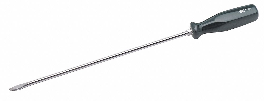 Screwdriver Slotted 1/4x12 Round w/Hex