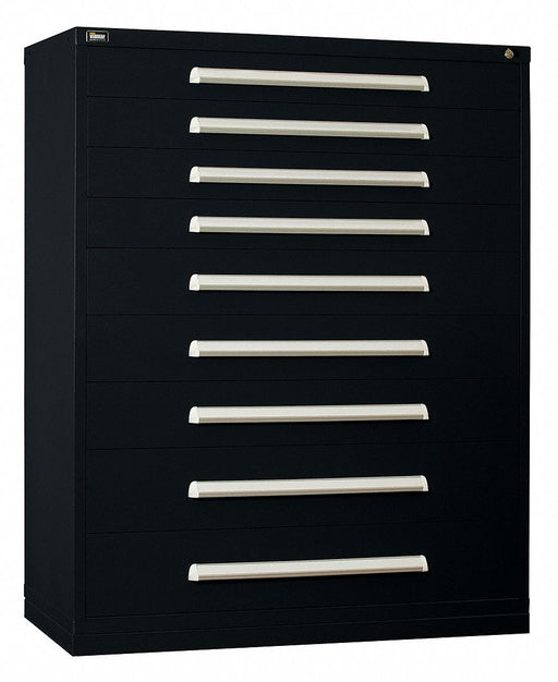 ModDrwrCab 59 x45 x28 Black 9Drwr