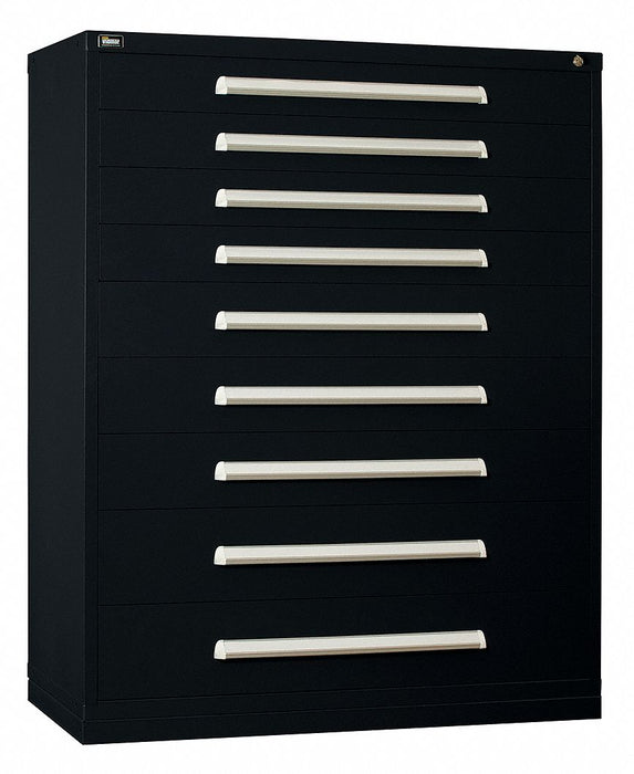 ModDrwrCab 59 x45 x28 Black 9Drwr