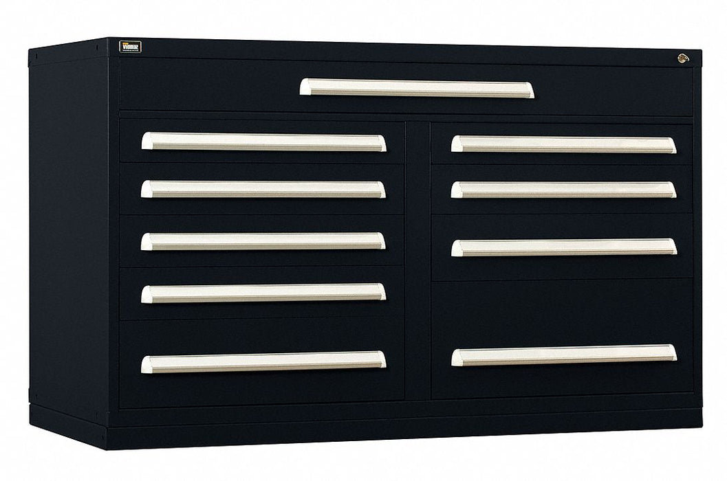 ModDrwrCab 37 x60 x28 Black 10Drwr