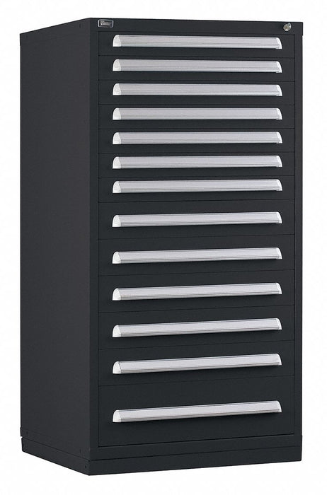 ModDrwrCab 59 x30 x28 Black 13Drwr