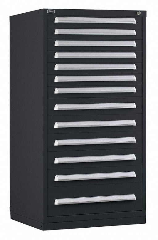 ModDrwrCab 59 x30 x28 Black 13Drwr