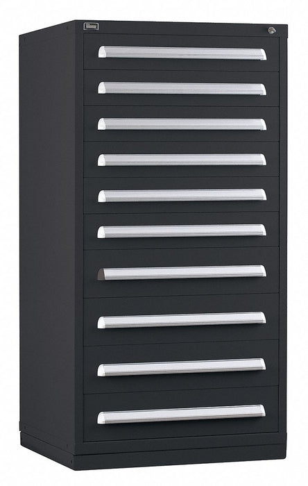 ModDrwrCab 59 x30 x28 Black 10Drwr