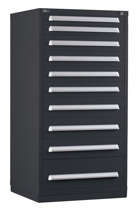 ModDrwrCab 59 x30 x28 Black 10Drwr