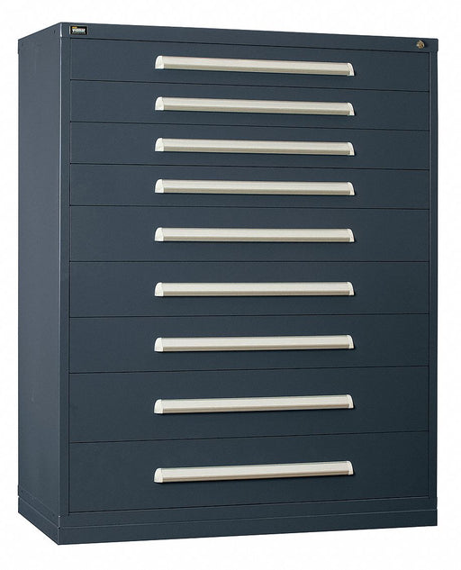 ModDrwrCab 59 x45 x28 Light Gray 9Drwr