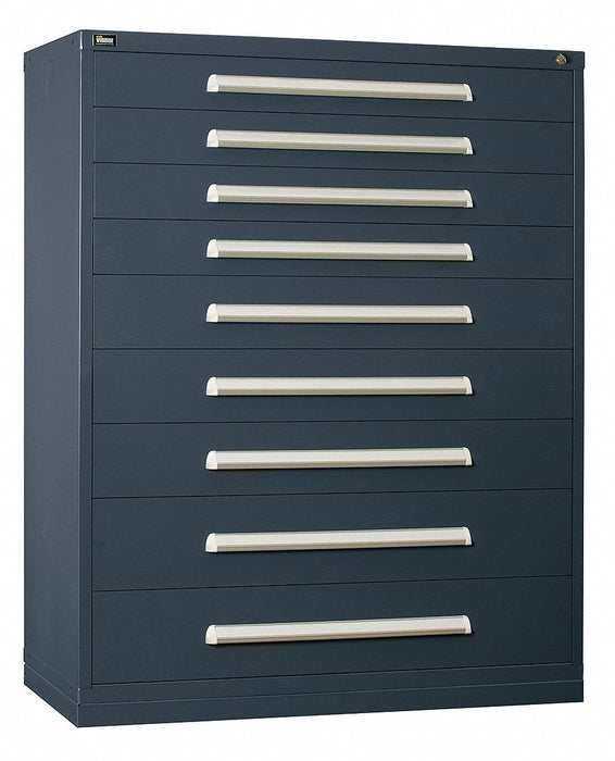 ModDrwrCab 59 x45 x28 Light Gray 9Drwr
