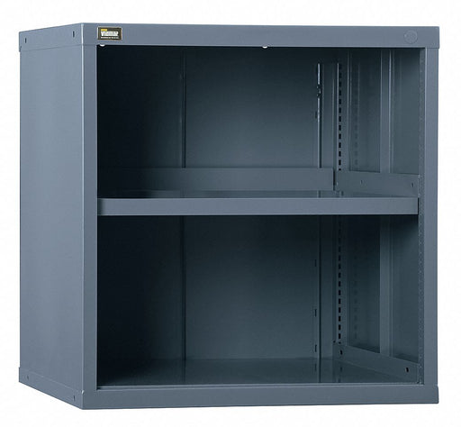 OverheadCab 31 x30 x27 3/4 Gray 2Shlv