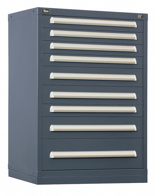 ModDrwrCab 44 x30 x28 Light Gray 9Drwr