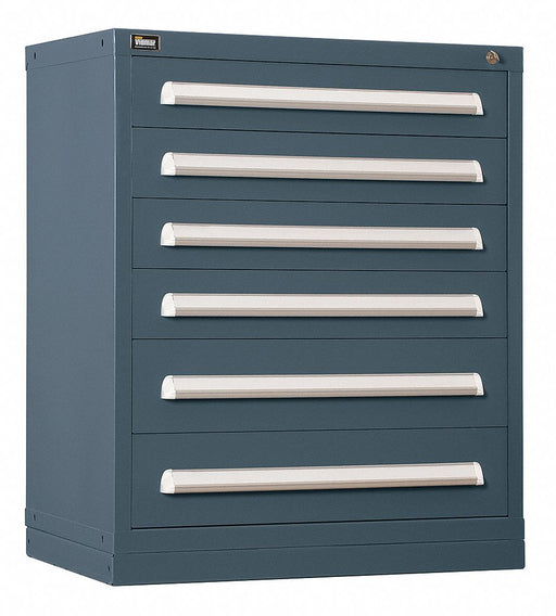 ModDrwrCab 37 x30 x28 Light Gray 6Drwr