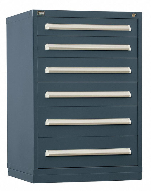 ModDrwrCab 44 x30 x28 Light Gray 6Drwr