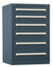 ModDrwrCab 44 x30 x28 Light Gray 6Drwr