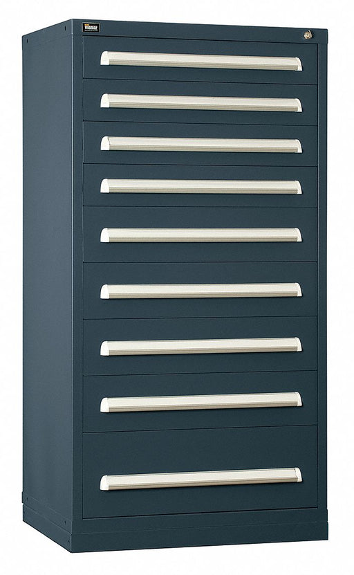 ModDrwrCab 59 x30 x28 Light Gray 9Drwr