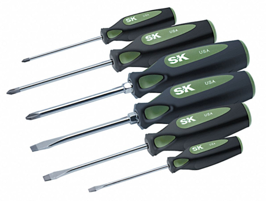 Screwdriver Set Slotted/Phillips 6 Pc