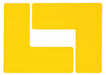 G5697 Floor Tape Yellow 3 inx8 in L PK20