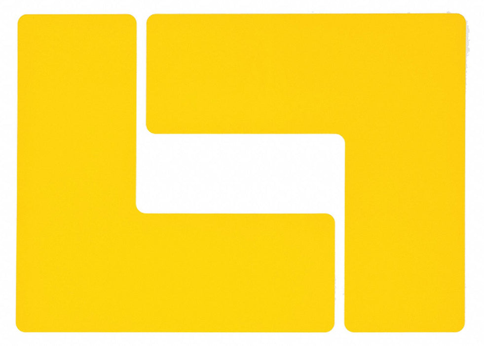 G5697 Floor Tape Yellow 3 inx8 in L PK20