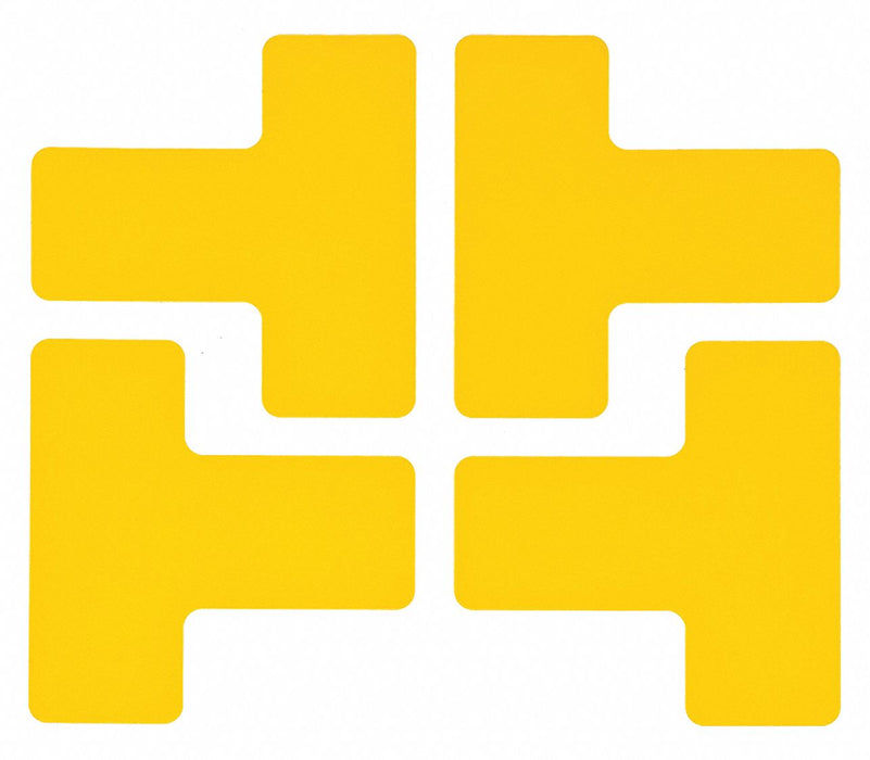 Floor Tape Yellow 2 inx5 in T PK20