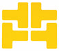 Floor Tape Yellow 2 inx5 in T PK20