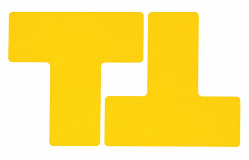 Floor Tape Yellow 3 inx8 in T PK20