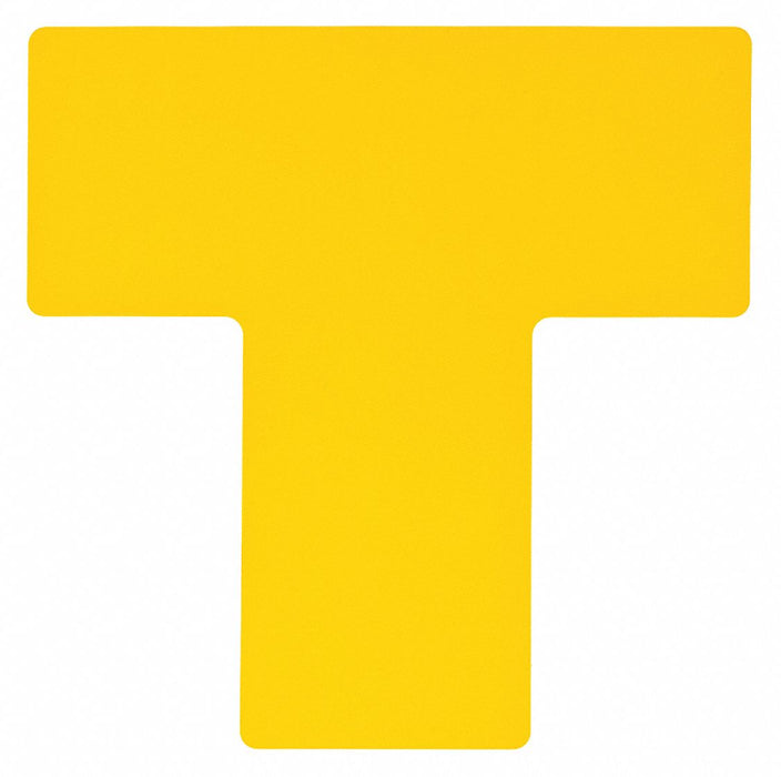 Floor Tape Yellow 4 inx10 in T PK20