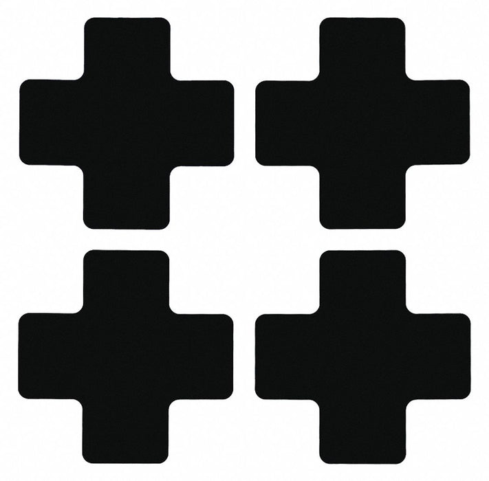 G5702 Floor Tape Black 2 inx5 in Cross PK20