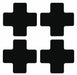 G5702 Floor Tape Black 2 inx5 in Cross PK20