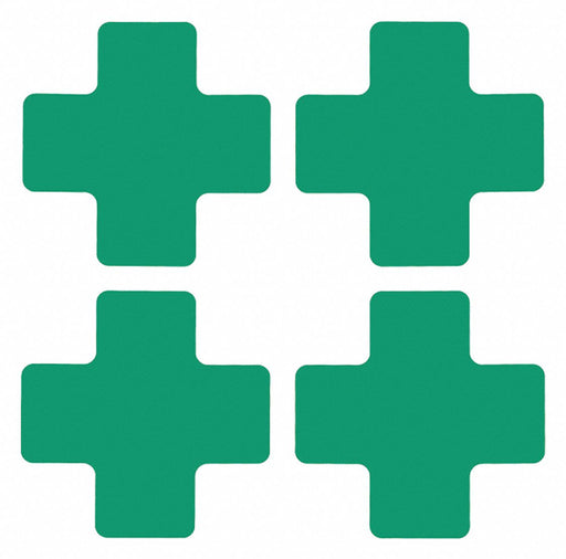 G5702 Floor Tape Green 2 inx5 in Cross PK20