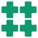 G5702 Floor Tape Green 2 inx5 in Cross PK20