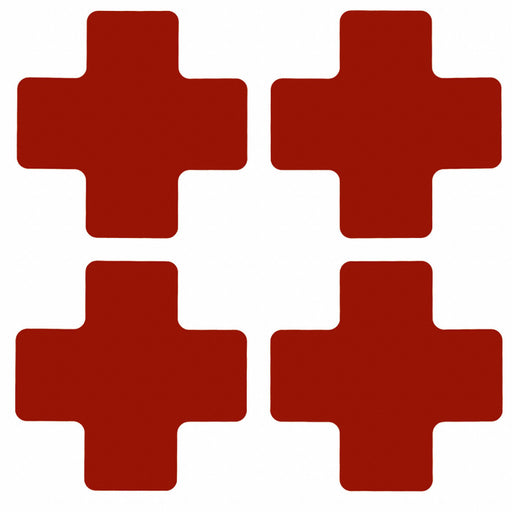 G5702 Floor Tape Red 2 inx5 in Cross PK20