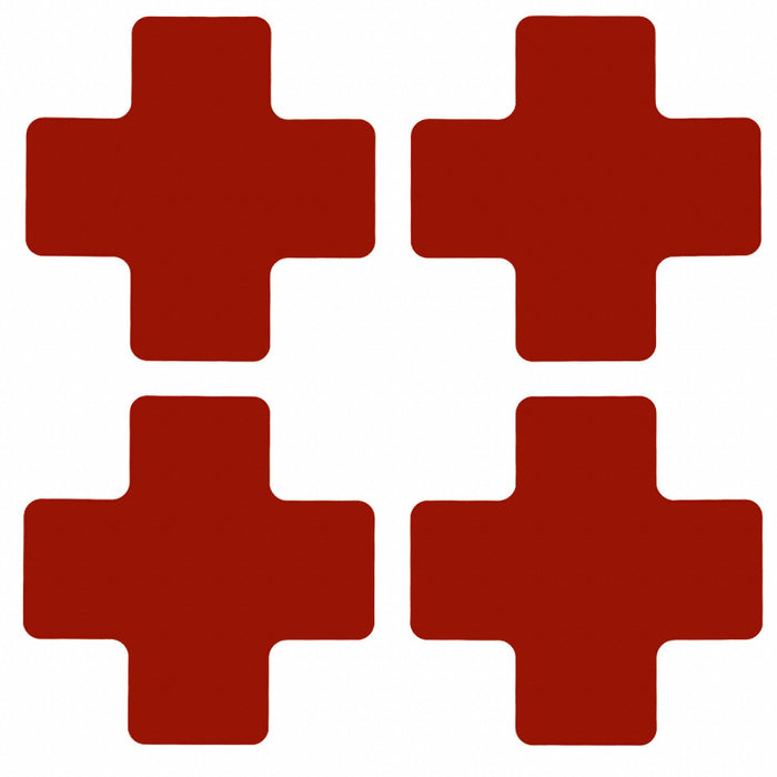 G5702 Floor Tape Red 2 inx5 in Cross PK20