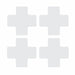 G5702 Floor Tape White 2 inx5 in Cross PK20