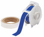ContinuousLabelStock Blue Gloss 1-1/8inW