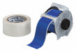 ContinuousLabelStock Blue Gloss 2-1/4inW