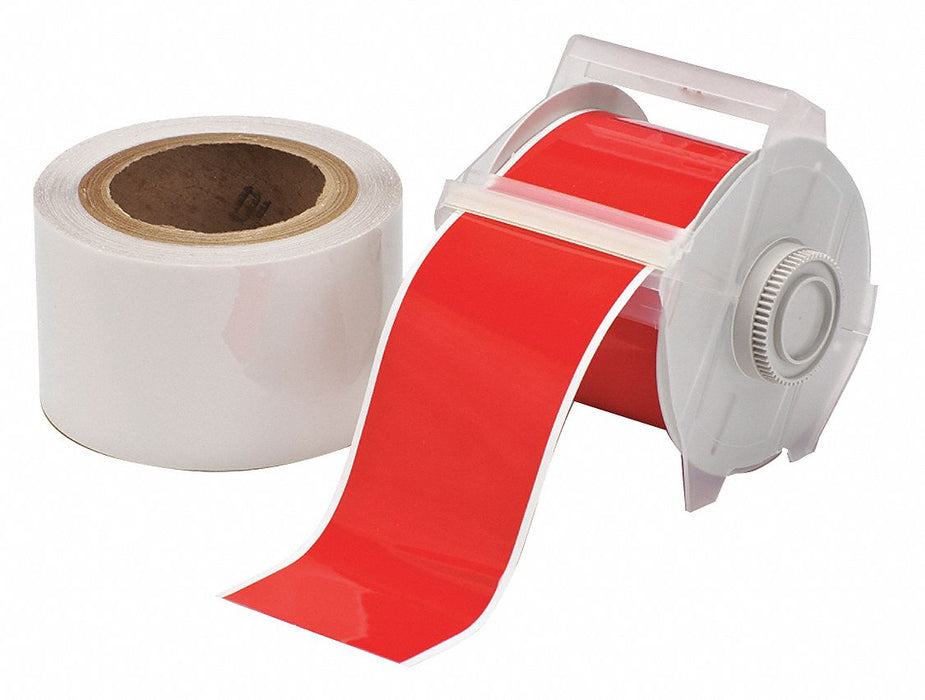 ContinuousLabelStock Red Gloss 2-1/4inW