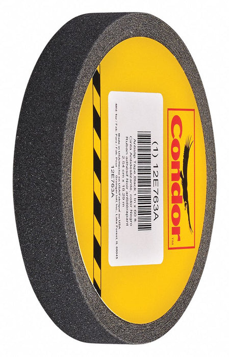 AntiSlip Tape 60 ftLx1 inW BLK 80 Grit