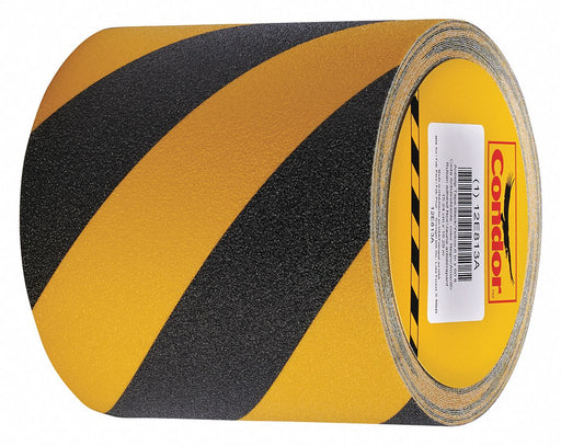 AntiSlip Tape 60 ftLx6 W BLK/YLW 60Grit