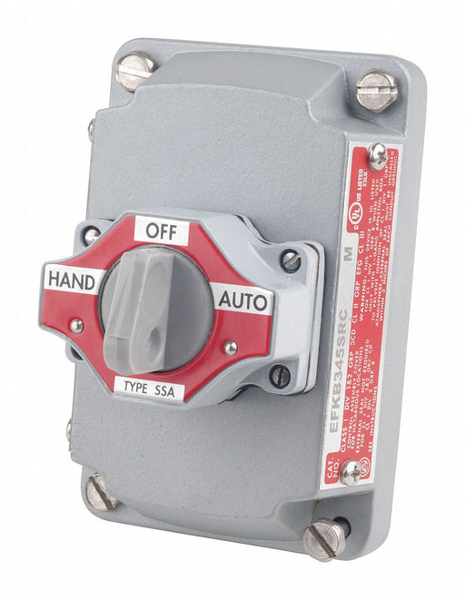 SelectorSwtchWCover Non-Illum 3Pos Gray
