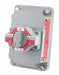 SelectorSwtchWCover Non-Illum 3Pos Gray