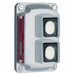 Hazardous Location Cover Gray Aluminum