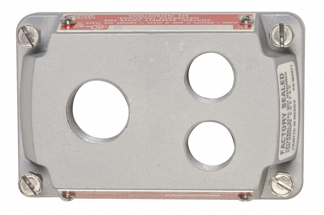 Hazardous Location Cover Gray Aluminum
