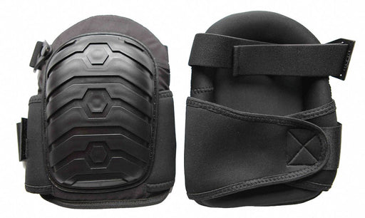 Knee Pad UNIV Hook/Loop Black PR